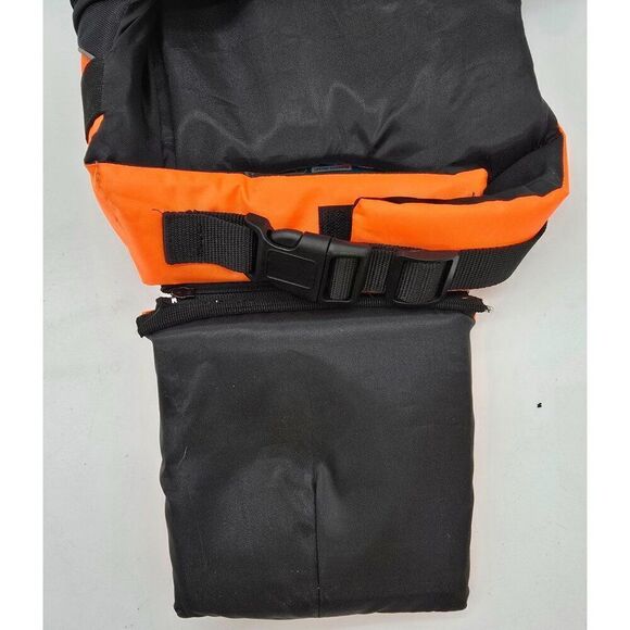 Guardian Gear Dog Life Jacket Small Size Orange Black Reflective Straps Durable - Picture 5 of 8